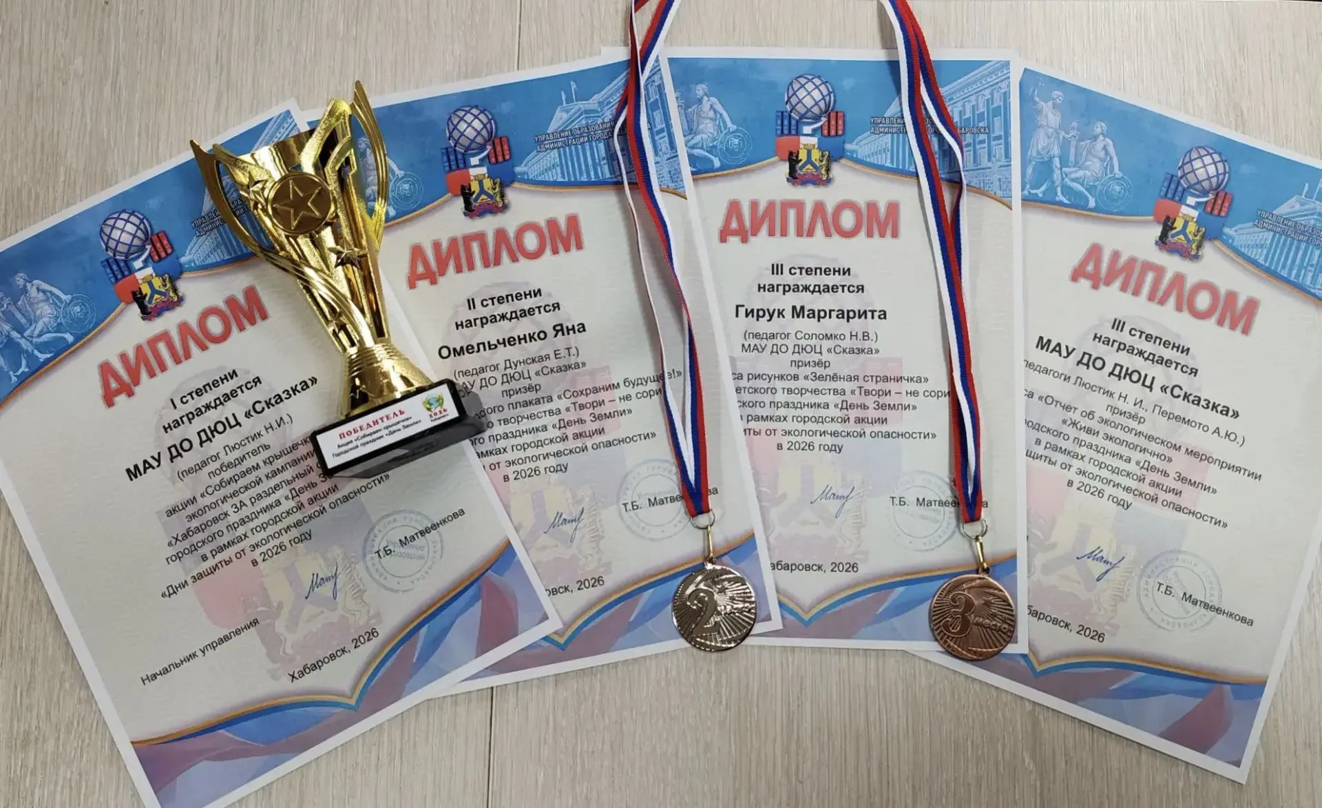 🏆 Состоялась торжественная церемония награждения победителей и призёров городского пра...