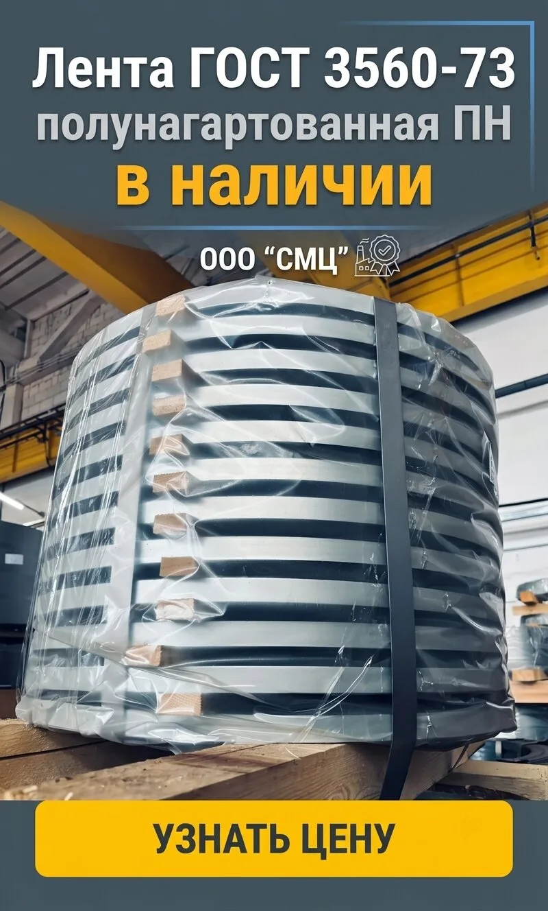 Лента полунагартованная, ПН, в наличии и под заказ!