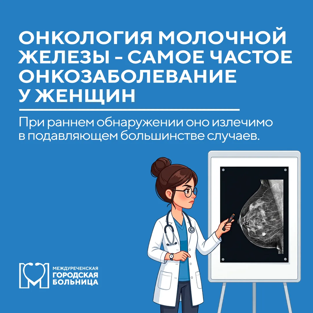 Рак молочной железы - самое распространенное онкологическое заболевание у женщин