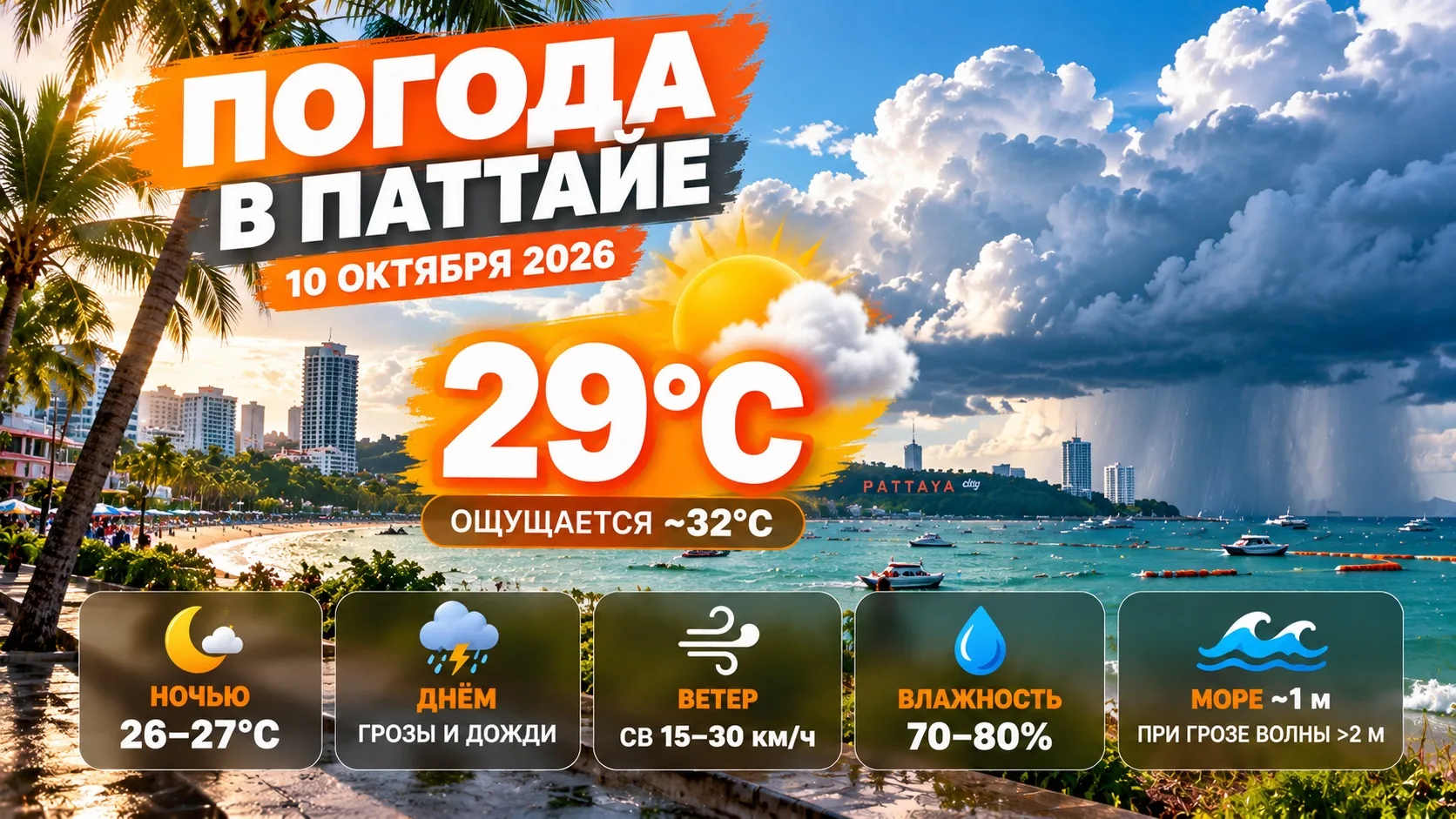 ПОГОДА В ПАТТАЙЕ