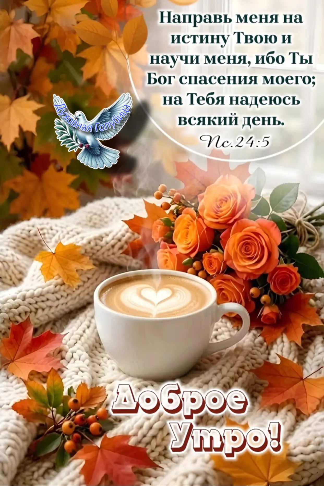 🕊️Доброе утро, близкие сердца!❤️Пусть Господь благословит этот новый день! 🙏Желаю вам...