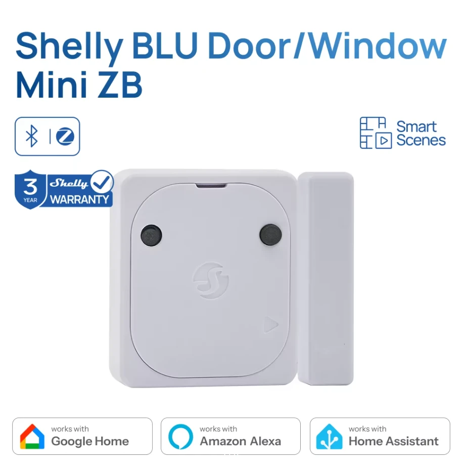 Shelly BLU Датчик двери/окно Zigbee:
