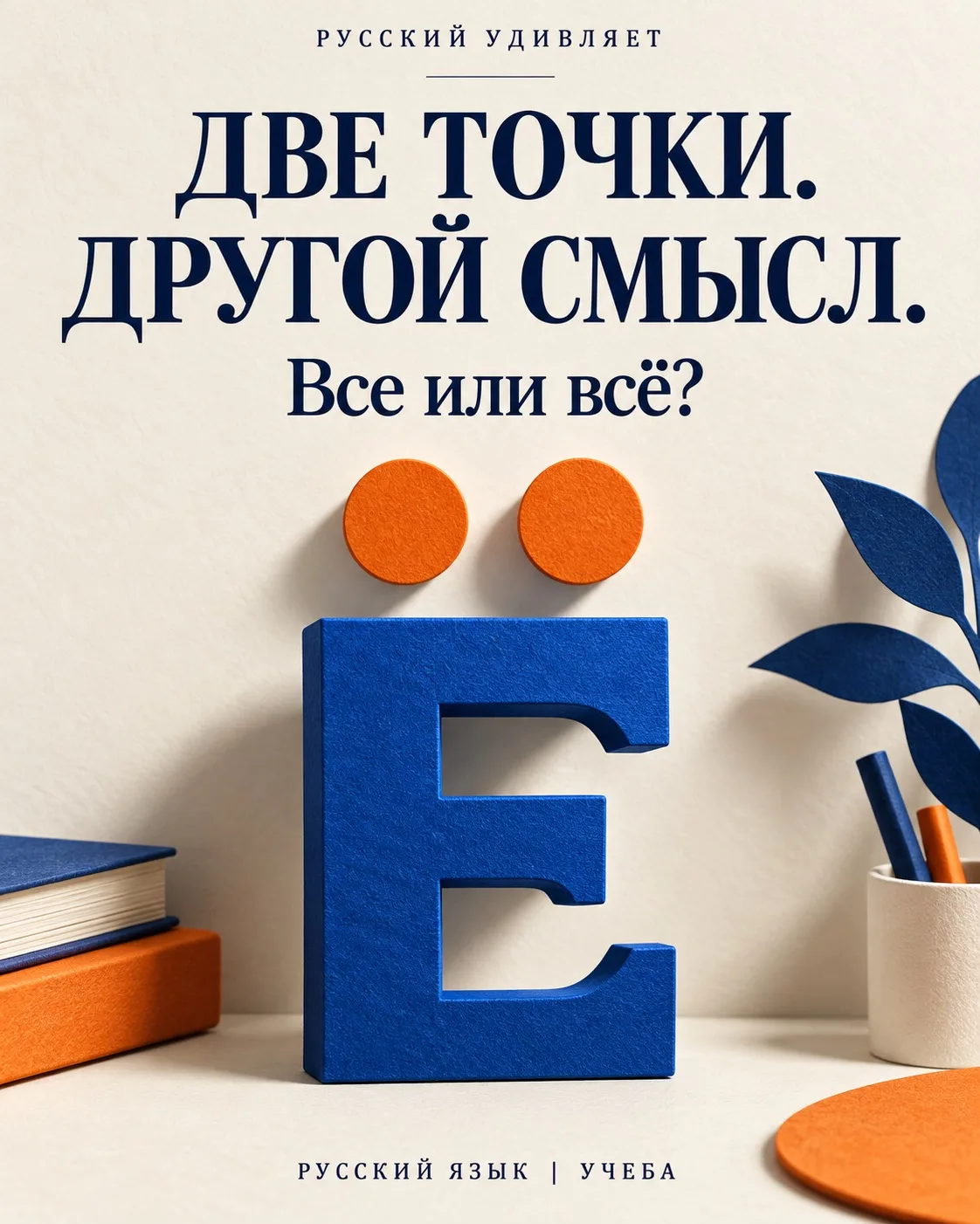 Две точки, которые меняют сообщение