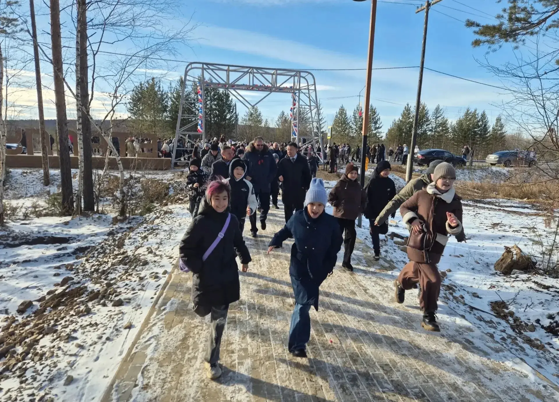 🏞 В Нижнем Куранахе появилось новое общественное пространство — парк «Металлург»