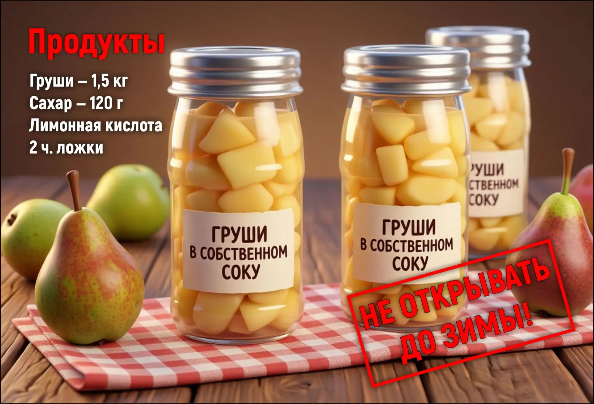 ...в выходные мы занимались не только поеданием шашлыков, но и собрали  ведро груш. То,...