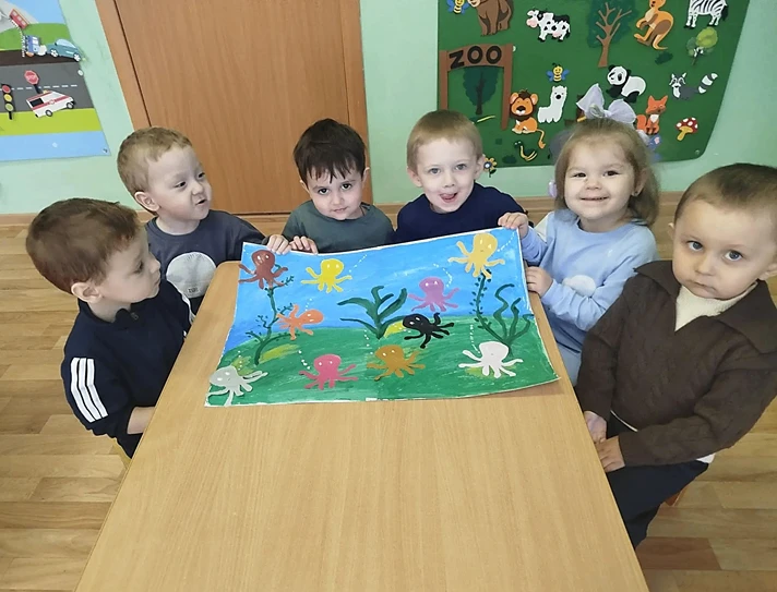 8 октября — Всемирный день осьминога! В ранней группе «Колобок» устроили настоящий морс...