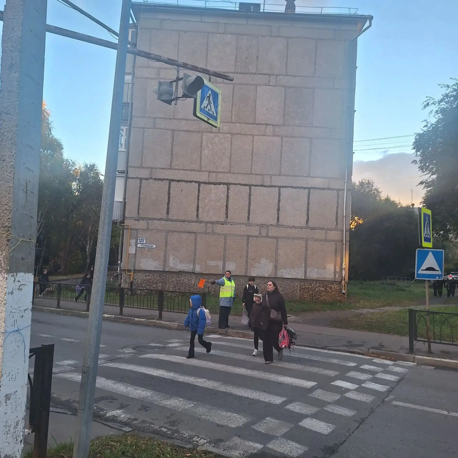 Родительский дорожный патруль в деле!