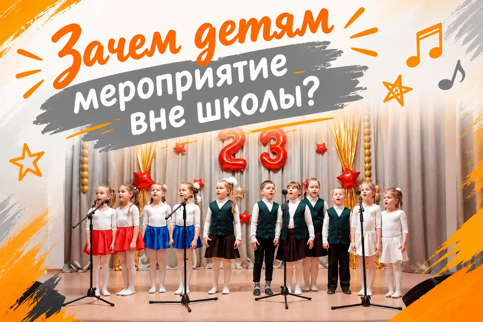 Зачем детям мероприятия вне школы?