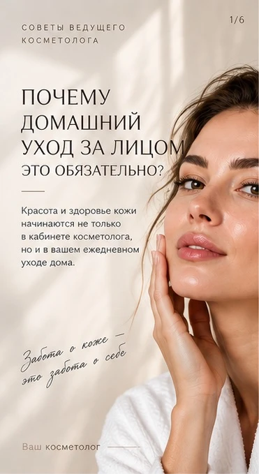Красивая кожа — это не только косметолог и не только домашний уход. Это их грамотное со...