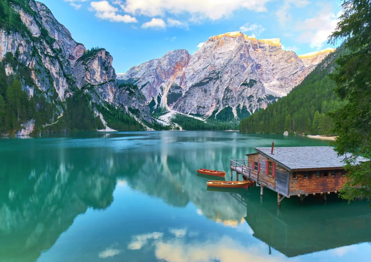 📍Озеро Брайес, Италия
