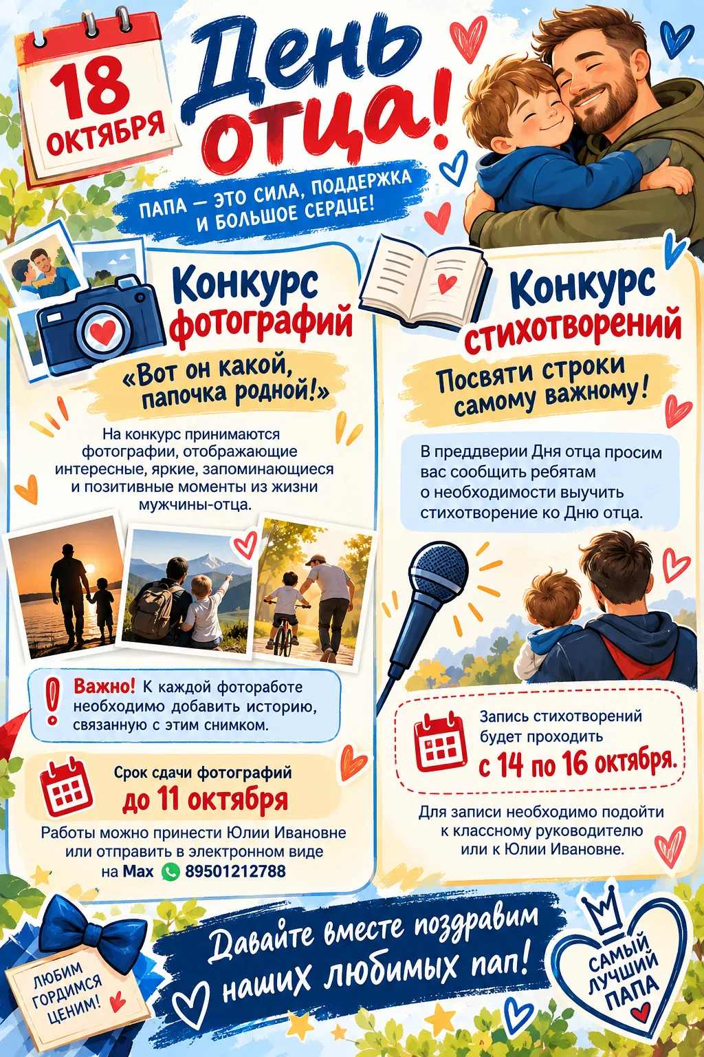 📢 Уважаемые родители и ребята!