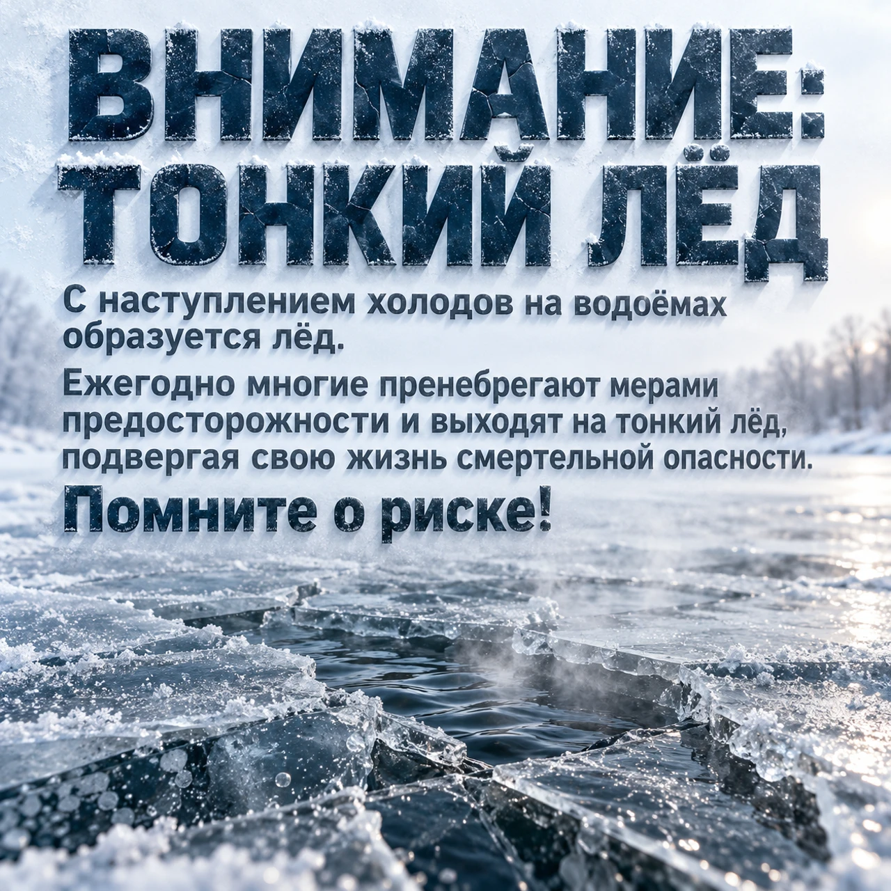 Тонкий лёд ошибок не прощает