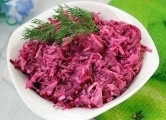 Свекольный салат "Рубиновая нежность"