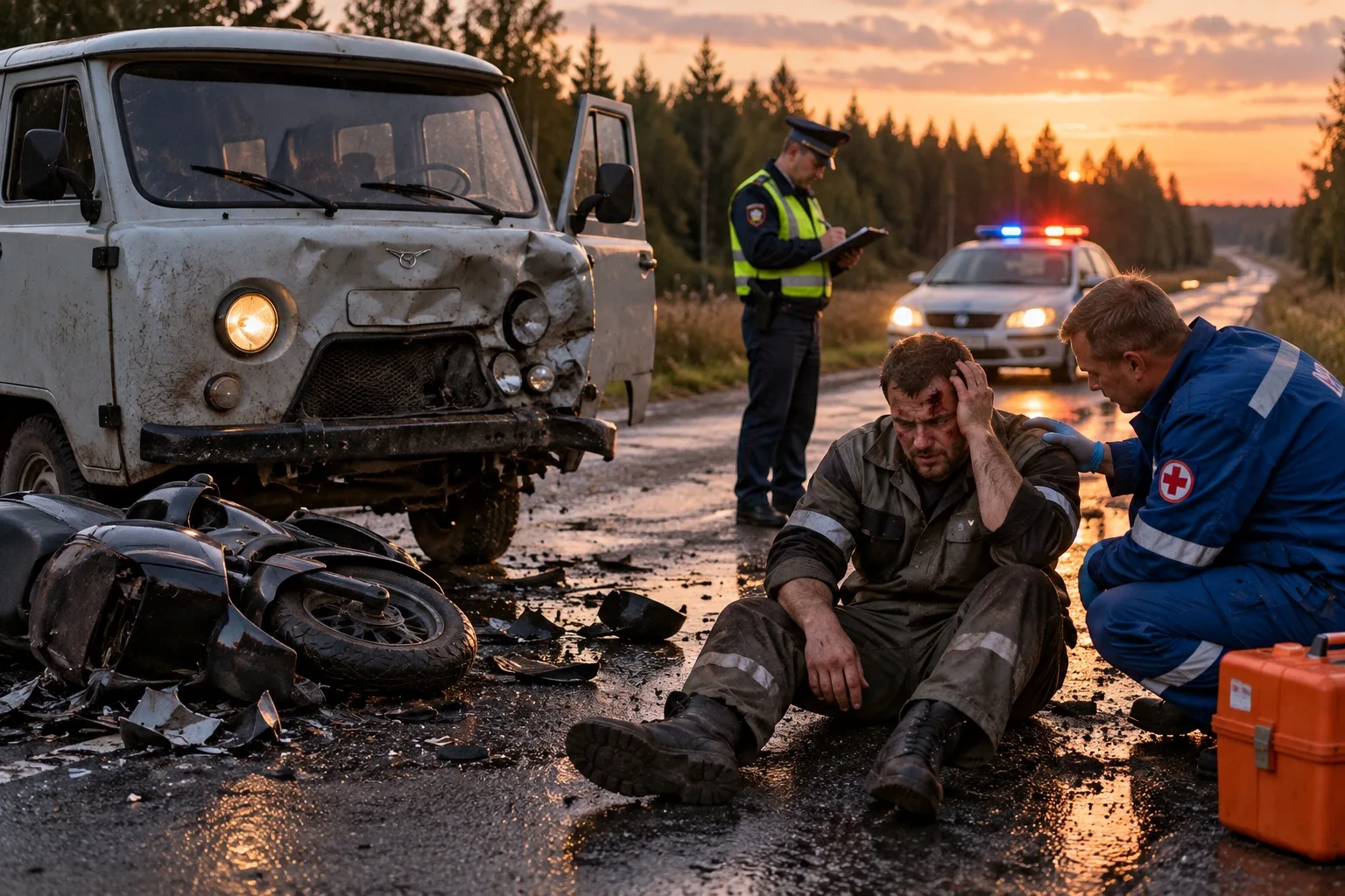 🚐 Водитель «буханки» попал в ДТП, сломал позвоночник, а работодатель проигнорировал ег...