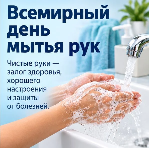 🧼 Всемирный день мытья рук напоминает, что эта простая ежедневная привычка способна сп...