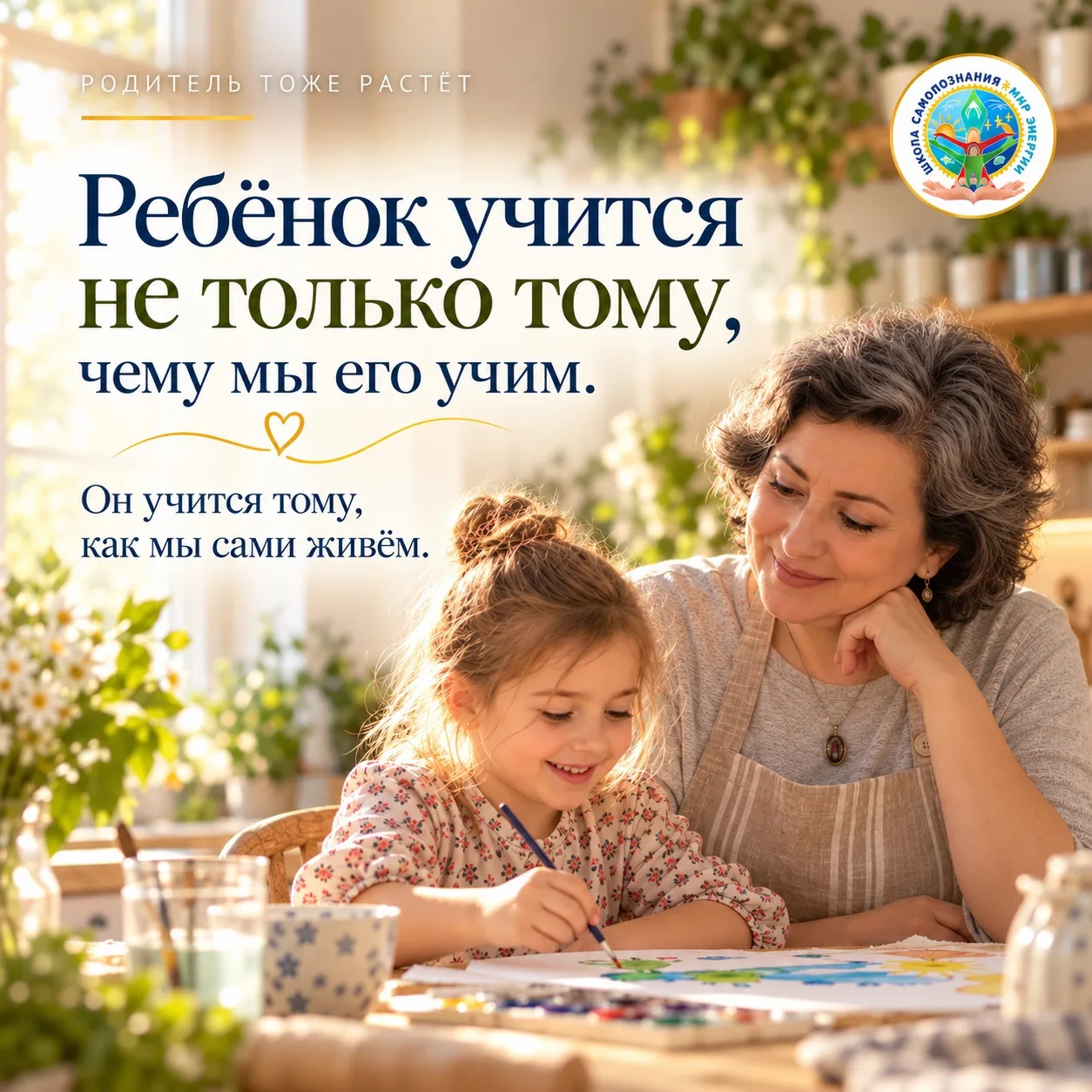 ❤️ Дети учатся жить, наблюдая за нами