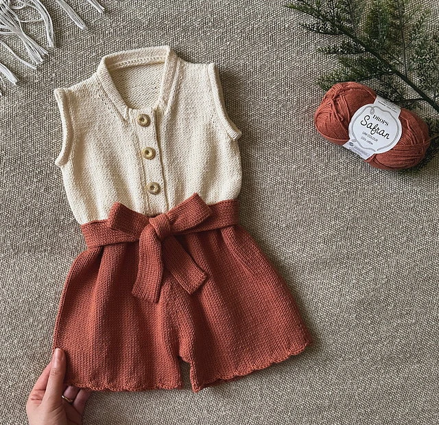 Miss Orchid Romper by Nashwa Sakr