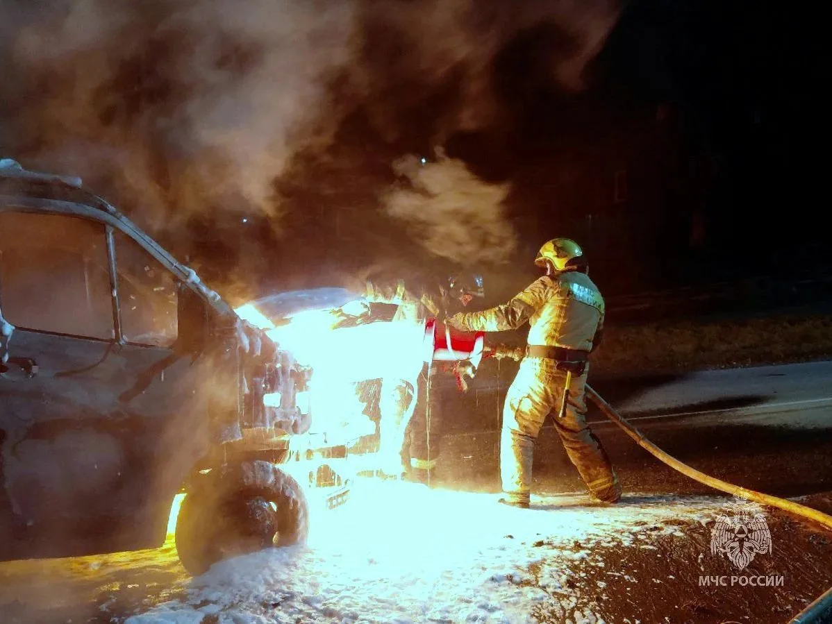 🚛🔥ГАЗель сгорела в Верхнем Уфалее