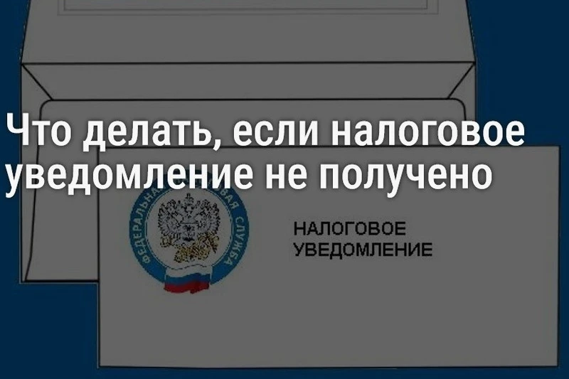 Что делать, если налоговое уведомление не получено?
