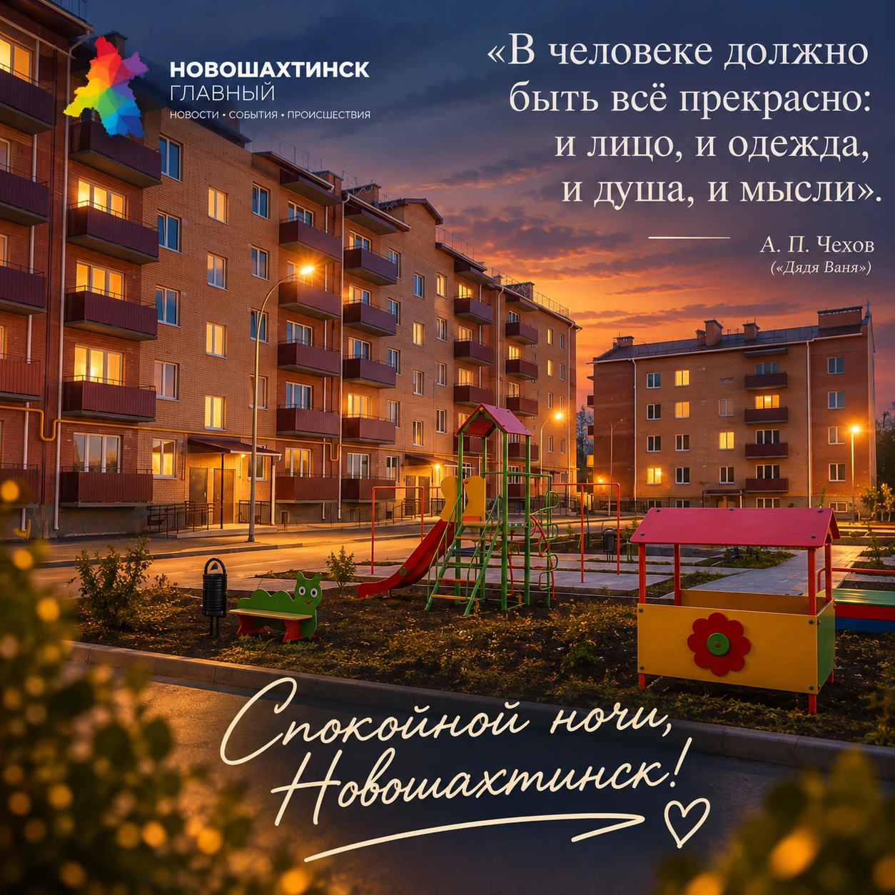 Добрый вечер, Новошахтинск! Воскресенье подходит к концу, но впереди ещё немало хорошего
