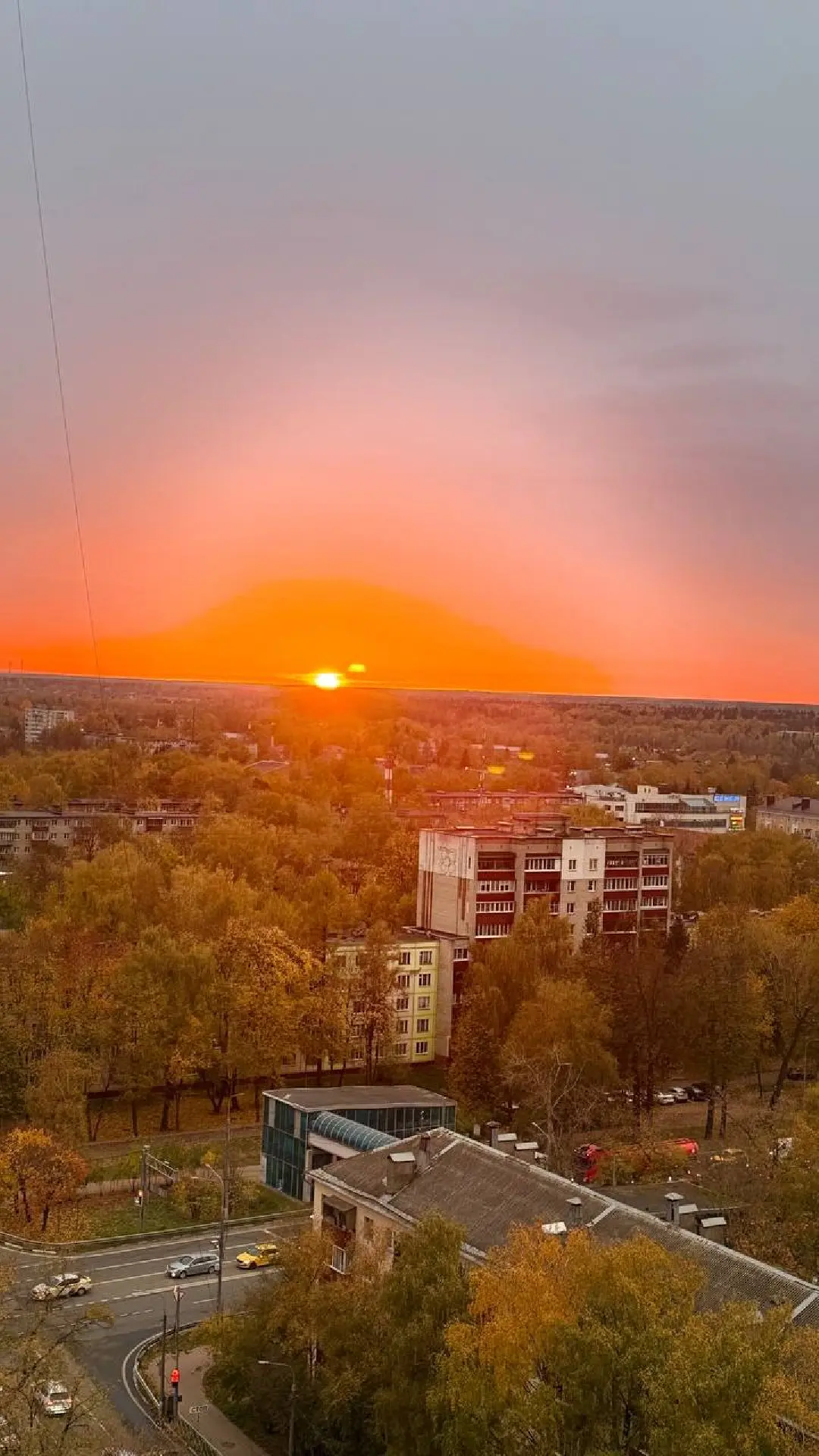 Сегодняшний закат🤩❤️