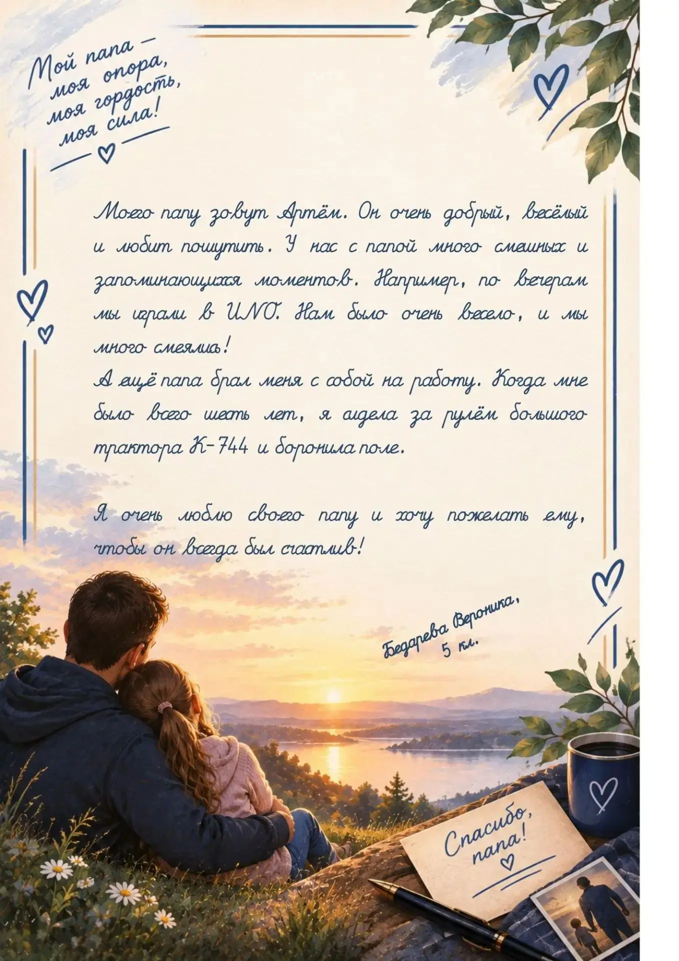 💙«Мой папа — моя гордость!»💙