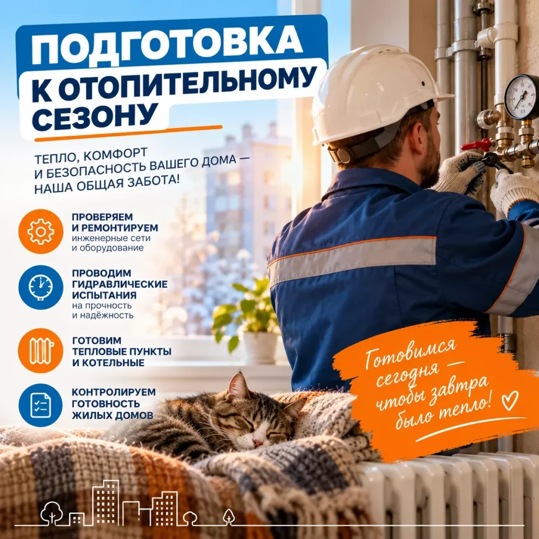 Как УК готовится к отопительному сезону.Что делают по дому и в помещениях общего пользо...