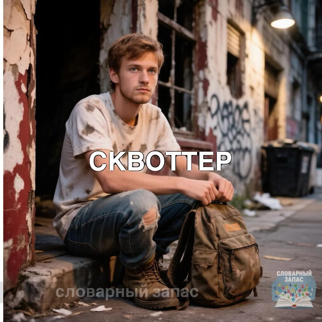Скво́ттер (от англ. to squat — «сидеть на корточках», «занимать чужое») — это человек, ...
