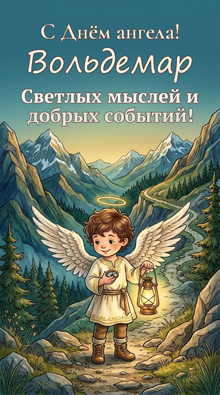 ✨ 9 октября — Вольдемар, с Днём ангела!