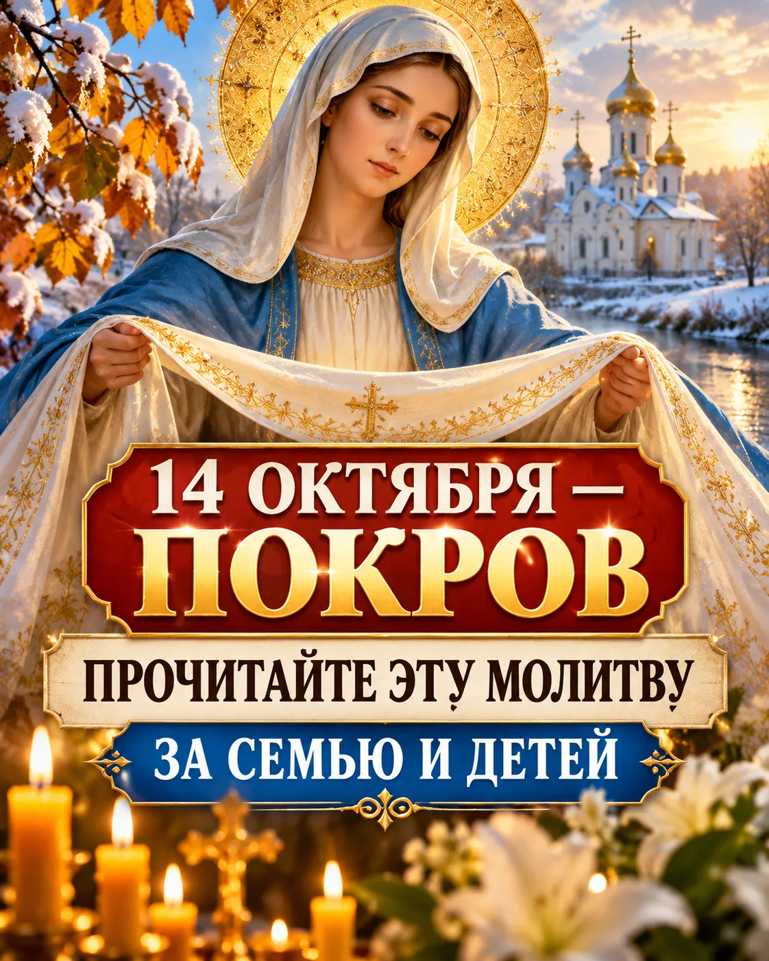 14 ОКТЯБРЯ — ПОКРОВ ПРЕСВЯТОЙ БОГОРОДИЦЫ