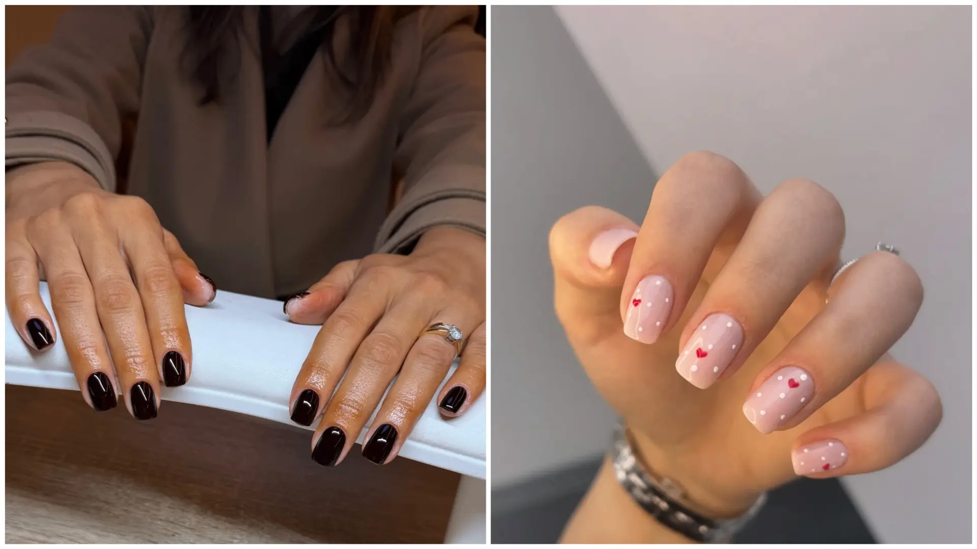💅 Короткий квадрат: три идеи маникюра
