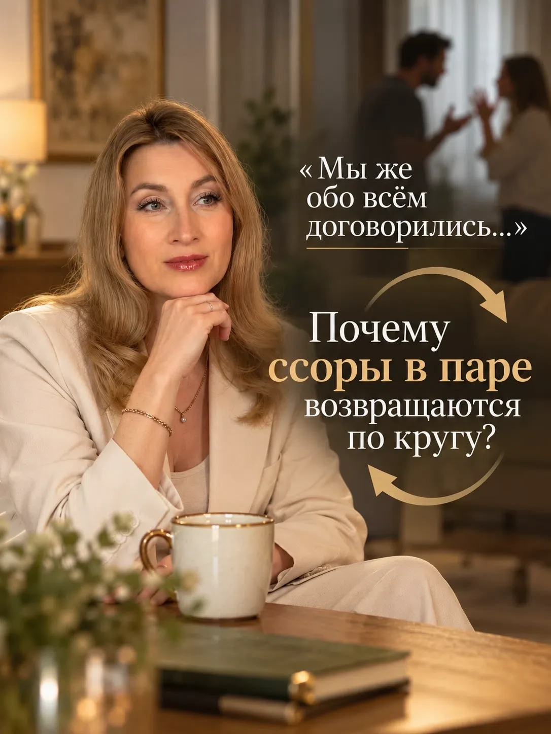 «Мы же обо всём договорились…» Почему ссоры в паре возвращаются по кругу?