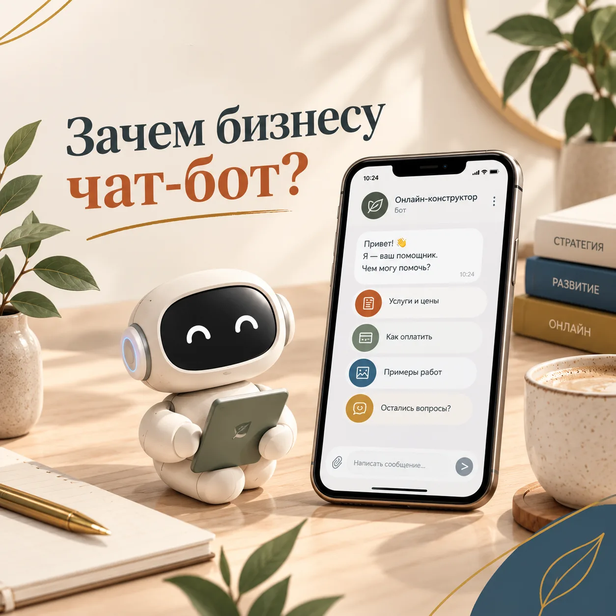 ⚙️ Зачем вообще бизнесу чат-бот?