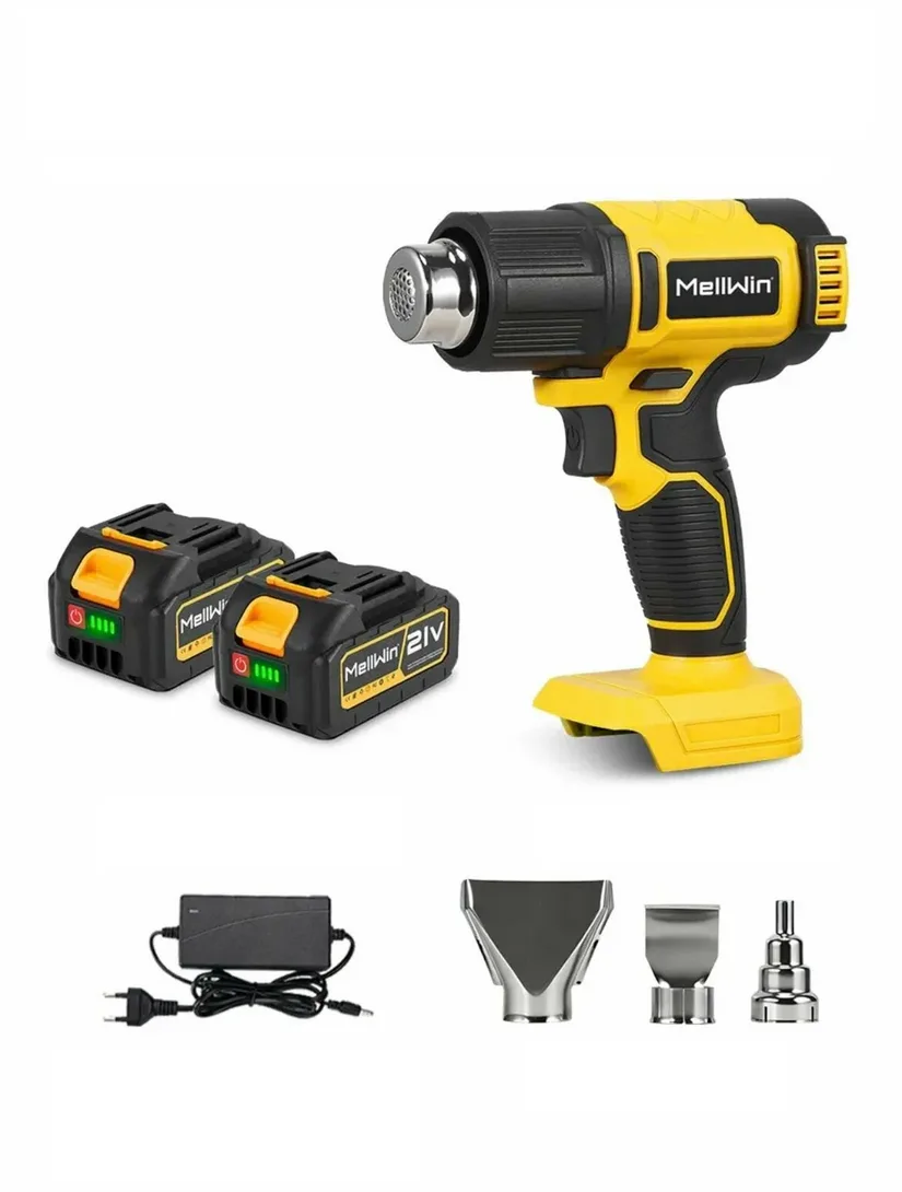 🛒 Фен строительный Mellwin под аккумуляторы Makita (c ВБ кошельком)