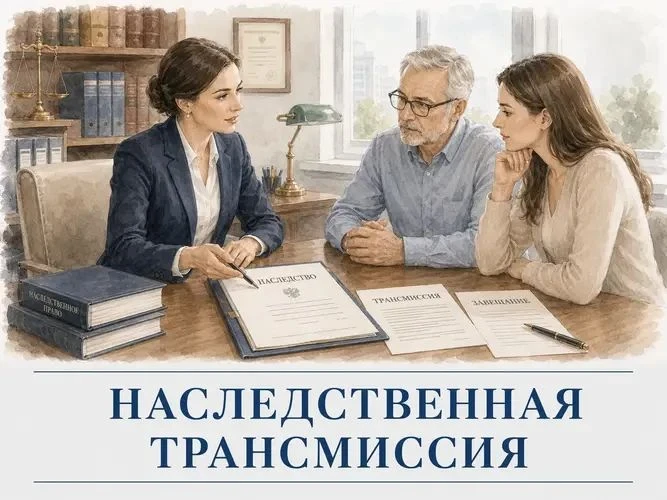 Наследственная трансмиссия — это переход права на принятие наследства к наследникам уме...
