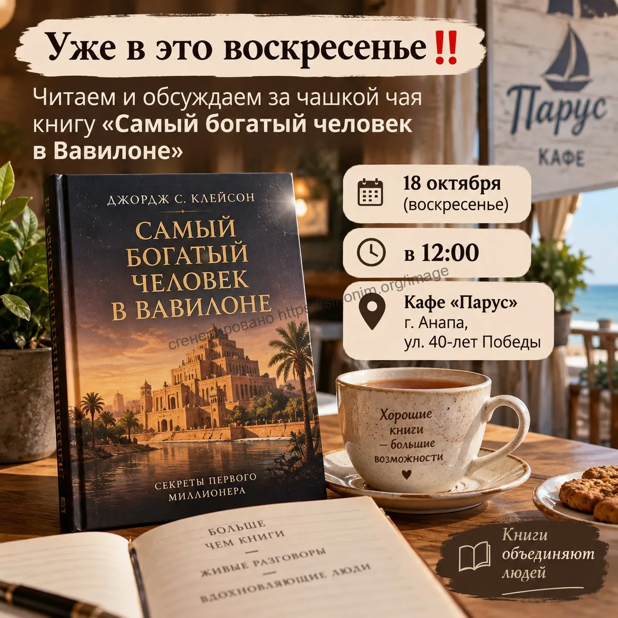Книга объединяет людей 📓