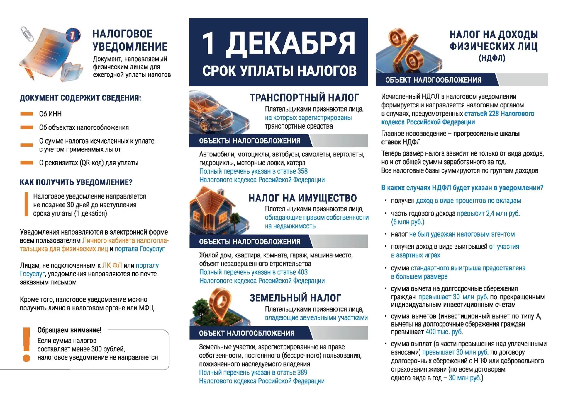 Внимание! Необходимо своевременно и в полном объеме исполнить свои налоговые обязательс...