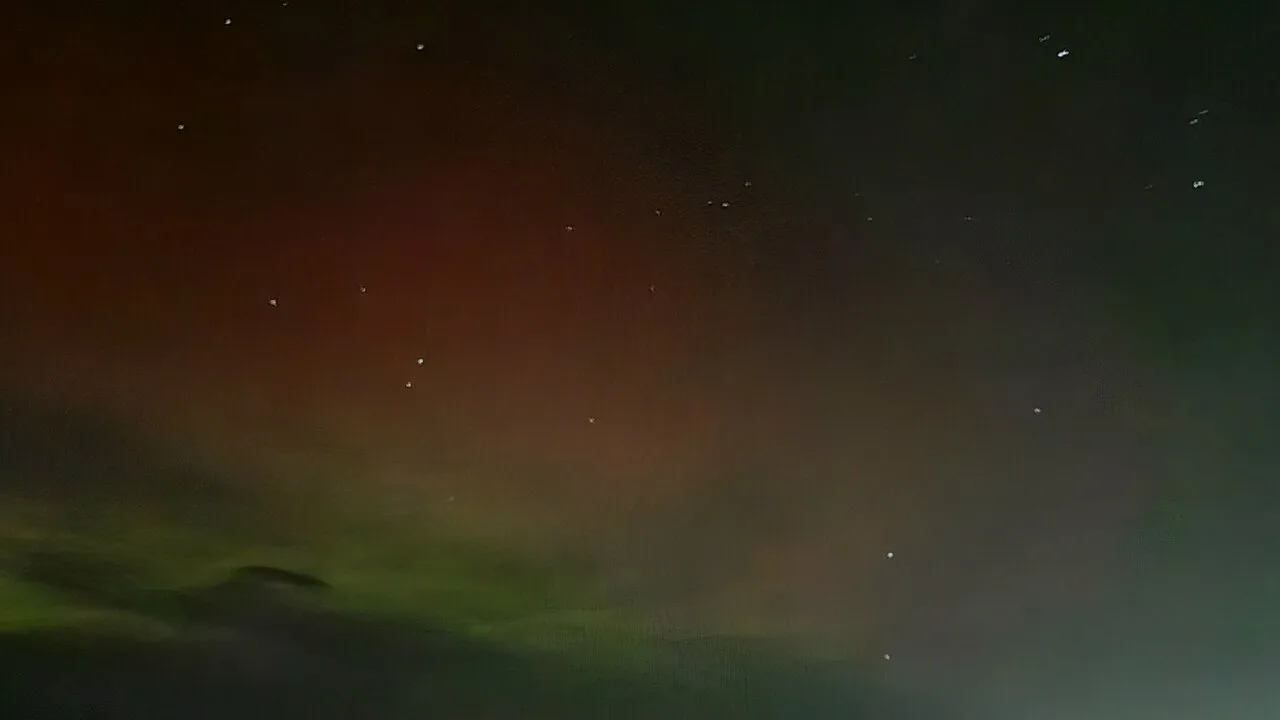 Северное сияние заметили в Шадринске