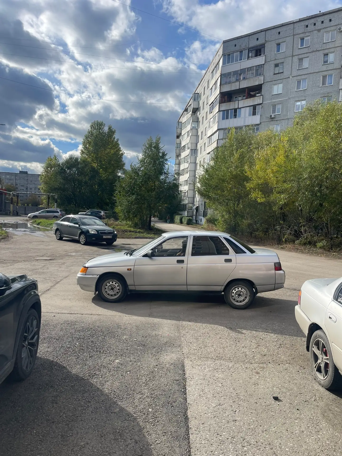 Ваз 2110 на полном ходу .