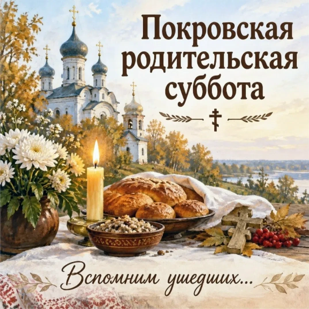 10 октября 2026 года, отмечается Покровская родительская суббота — день особого поминов...