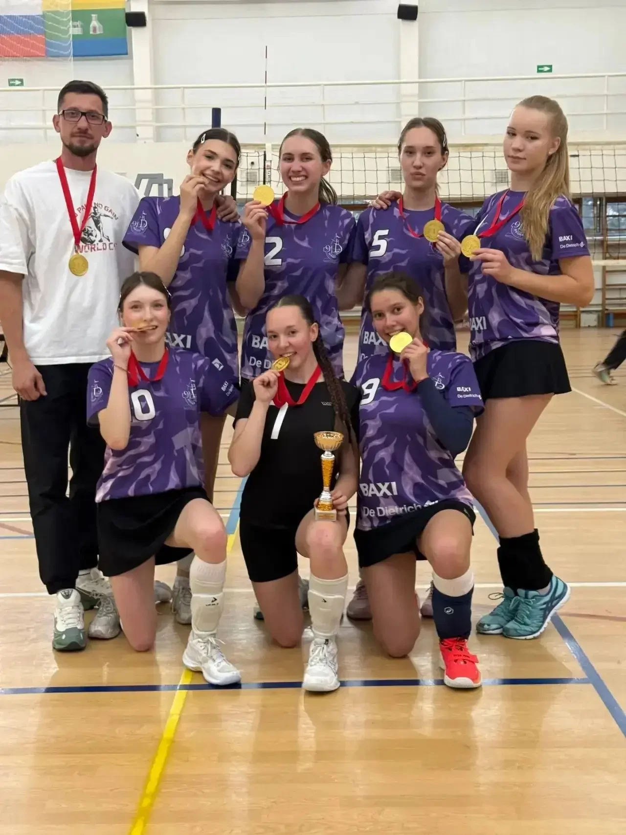 🏐 Команда школы № 91 выиграла «Школьную волейбольную лигу»