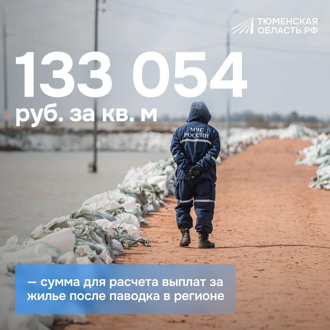 🏡 В Тюмени установили стоимость для расчета выплаты за жилье, пострадавшее от паводка