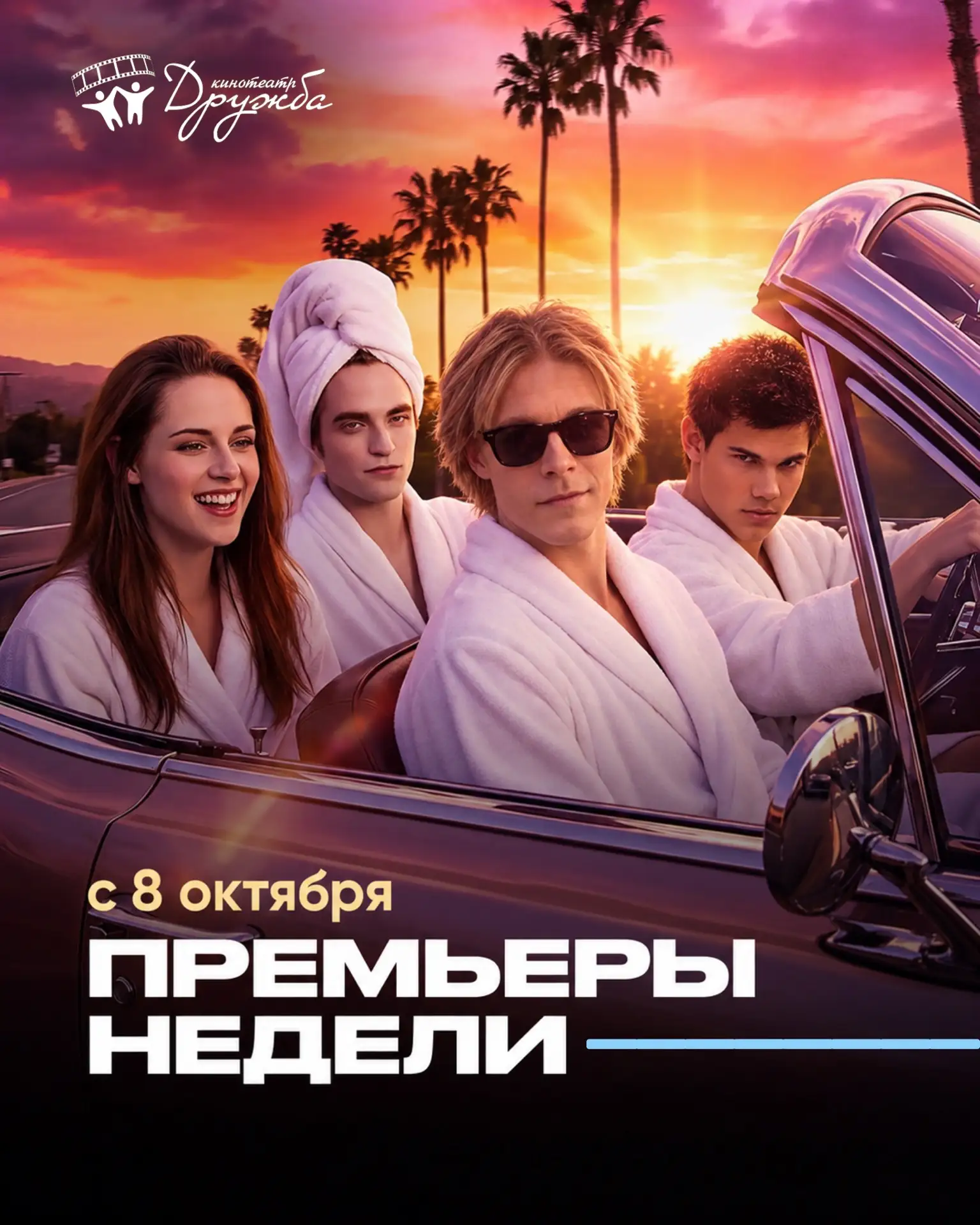 🎬 напоминаем с 8 октября в Дружбе — новые премьеры, продолжение любимых историй и филь...