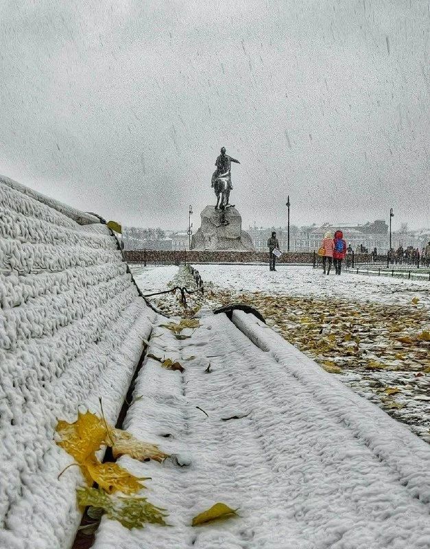 ❄ Петербург готовится к первому снегу