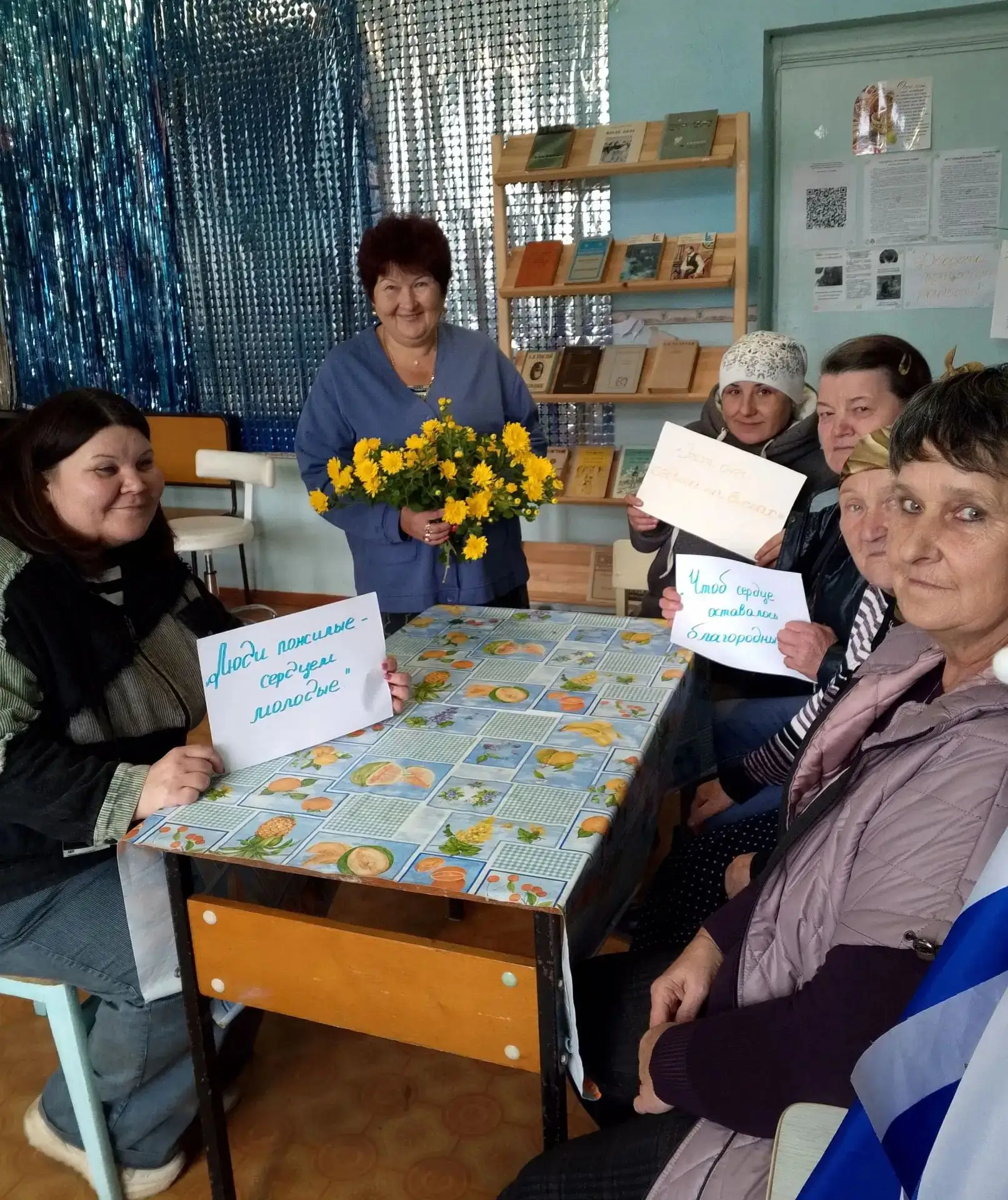 «Тепло сердец» в библиотеке села Андреевка!