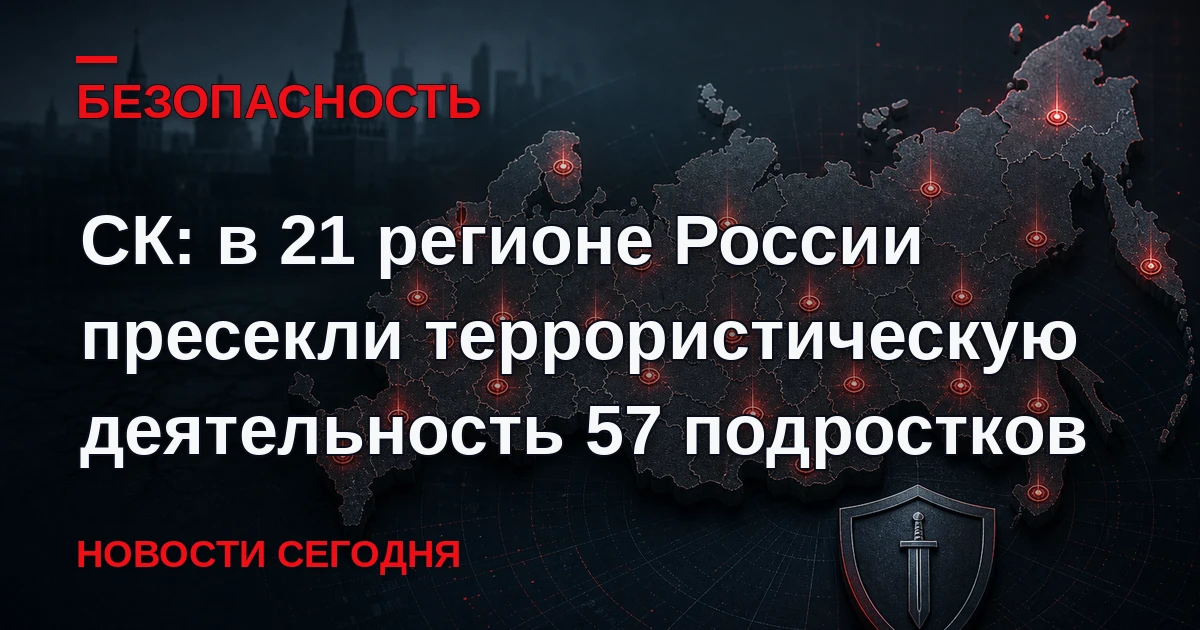 В 21 регионе России пресекли террористическую деятельность более 50 подростков, сообщил...