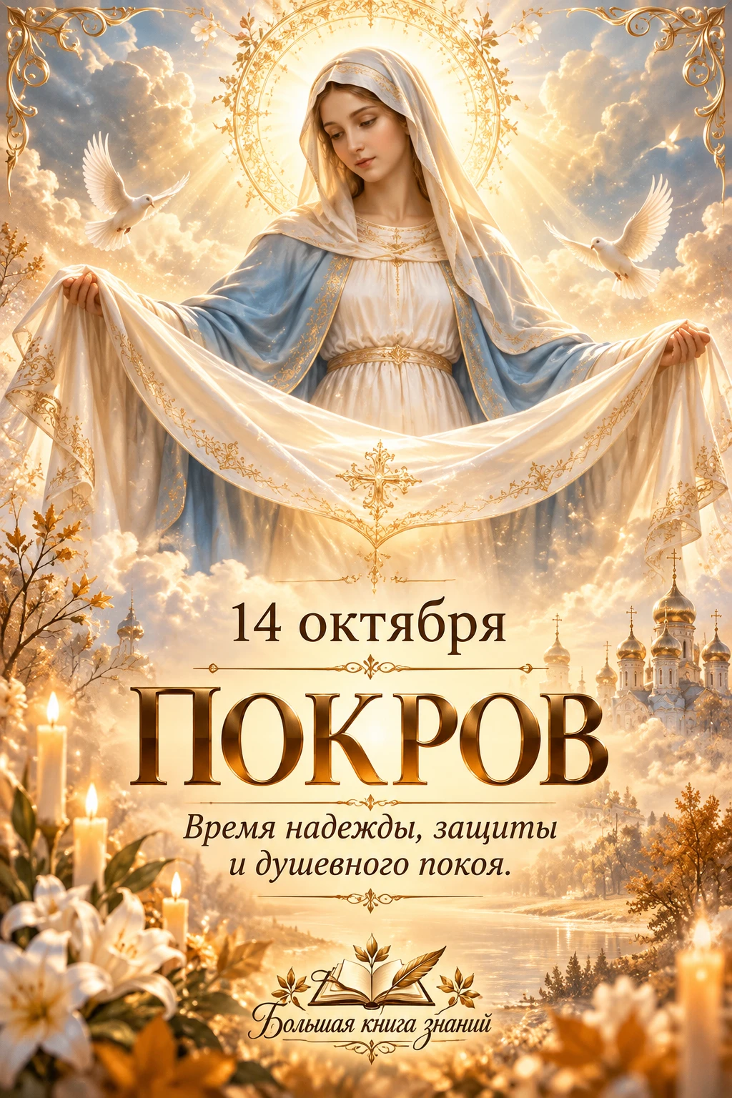 🙏 В этот могущественный день вы сможете поставить Покровский защитный годовой оберег.