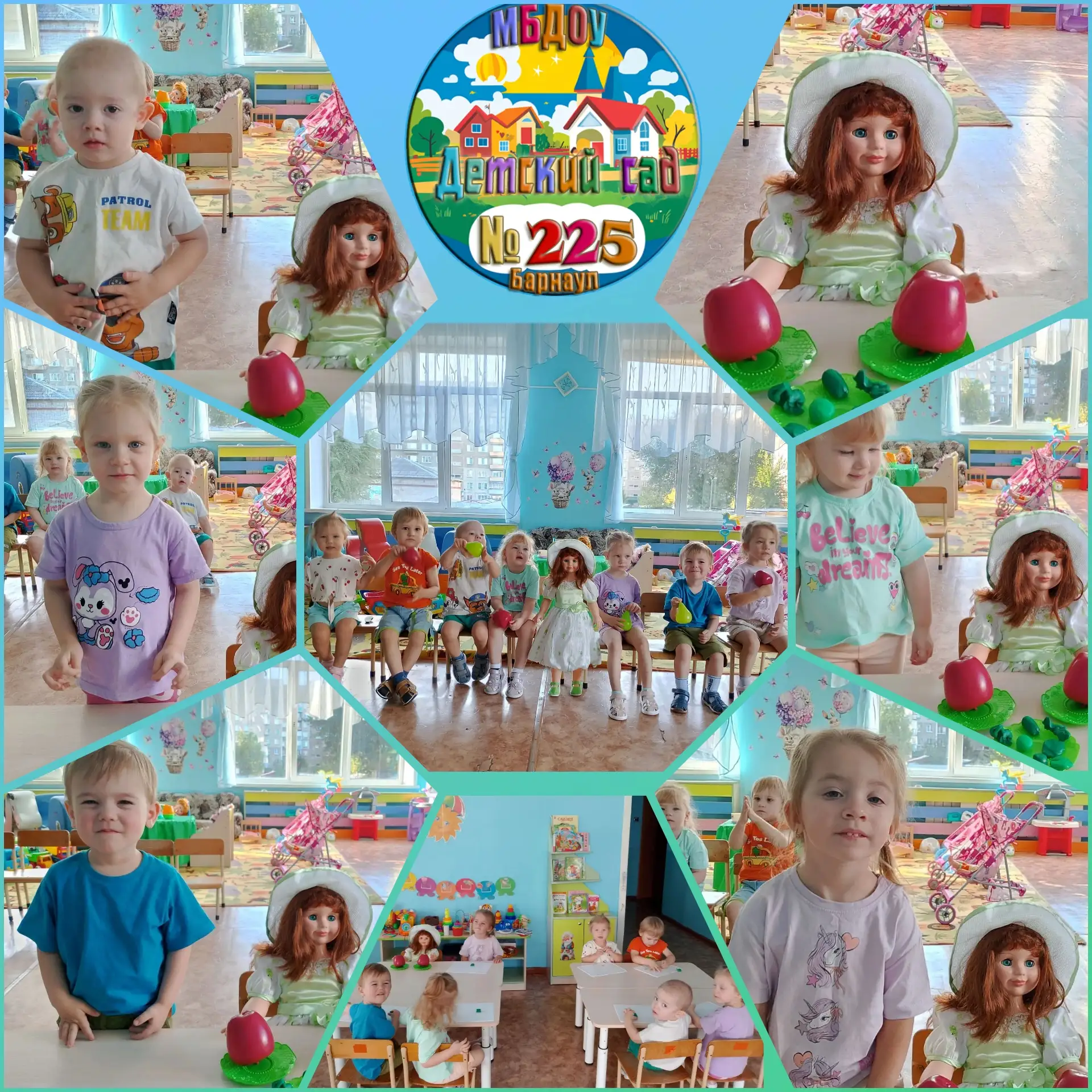 🍎«Яблочко наливное» для куклы Маши