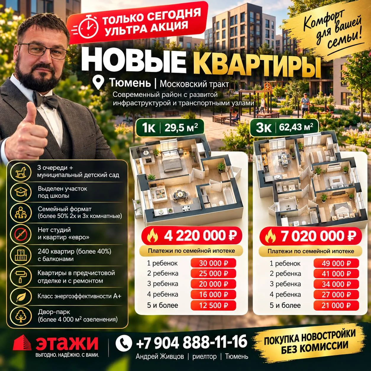 🔥 НОВОСТРОЙКА В ТЮМЕНИ — ДЛЯ ТЕХ, КТО ПОКУПАЕТ ДЛЯ СЕМЬИ