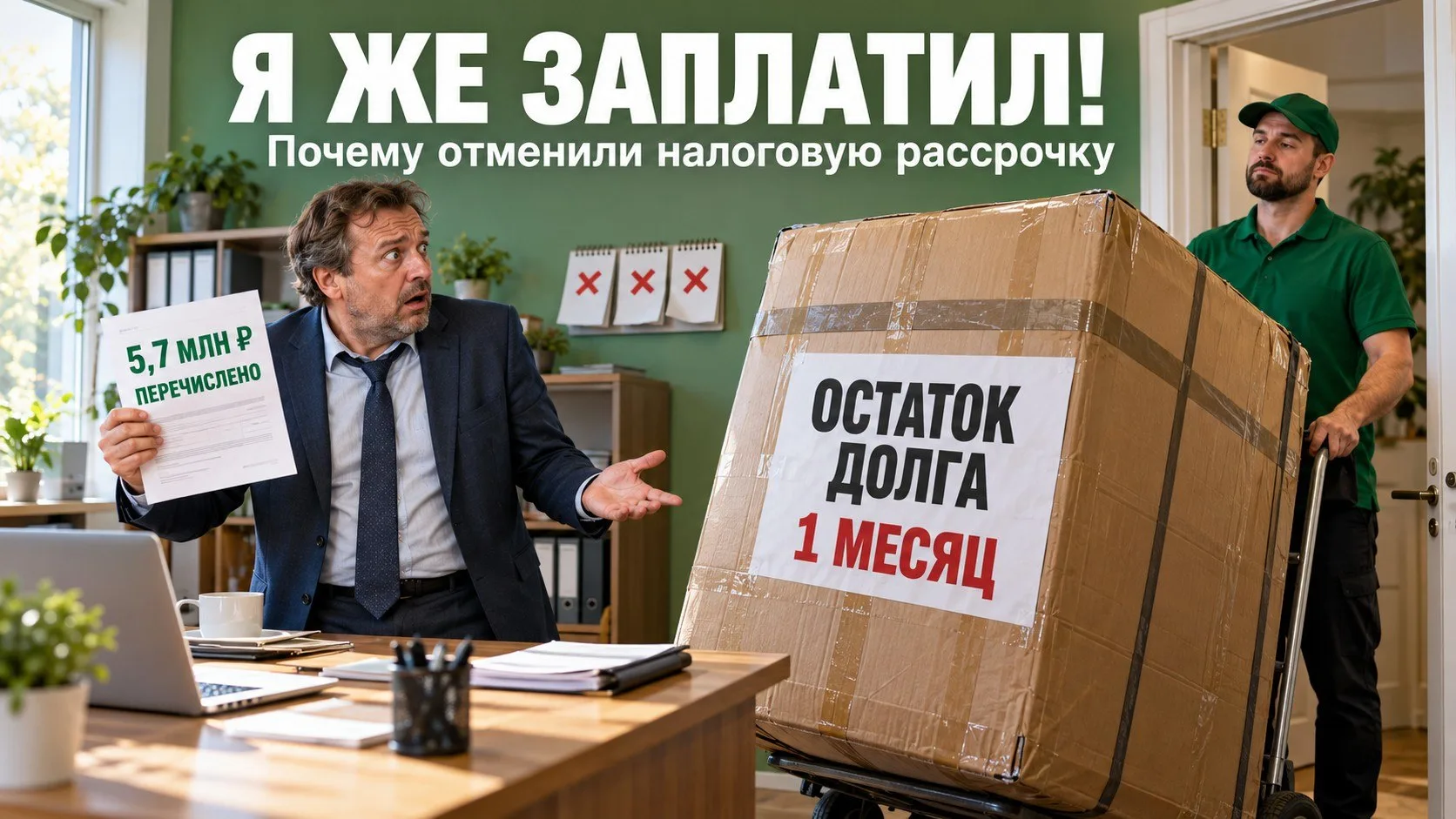💸 Заплатили 5,7 млн, а рассрочку по налогам всё равно аннулировали. Почему «добрая вол...